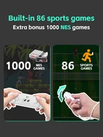 DATA FROG Y2 Fit 4K Game Stick Console somatosensorielle rétro intégrée plus de 1000 jeux NES Console de jeu vidéo sans fil TV Dendy 5