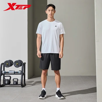 Xtep Short Sleeve Sports Suit For Men  Summer Sweat-Absorbing Men's Suit  Quick-Drying Outdoor Tops And Bottoms 876229A70176 1