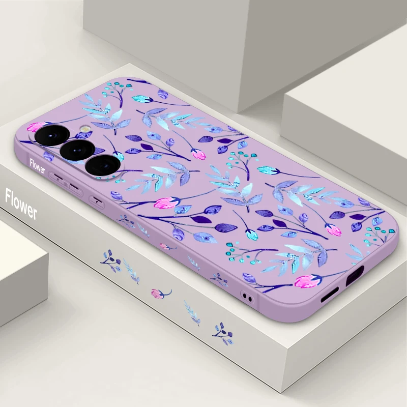 Vibrant Leaf Design Soft Phone Case