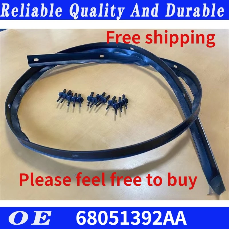 68051392AA For 08-22 Hood Challenger Dodge to Nose Bumper Fascia Seal & Rivets  68051392AB