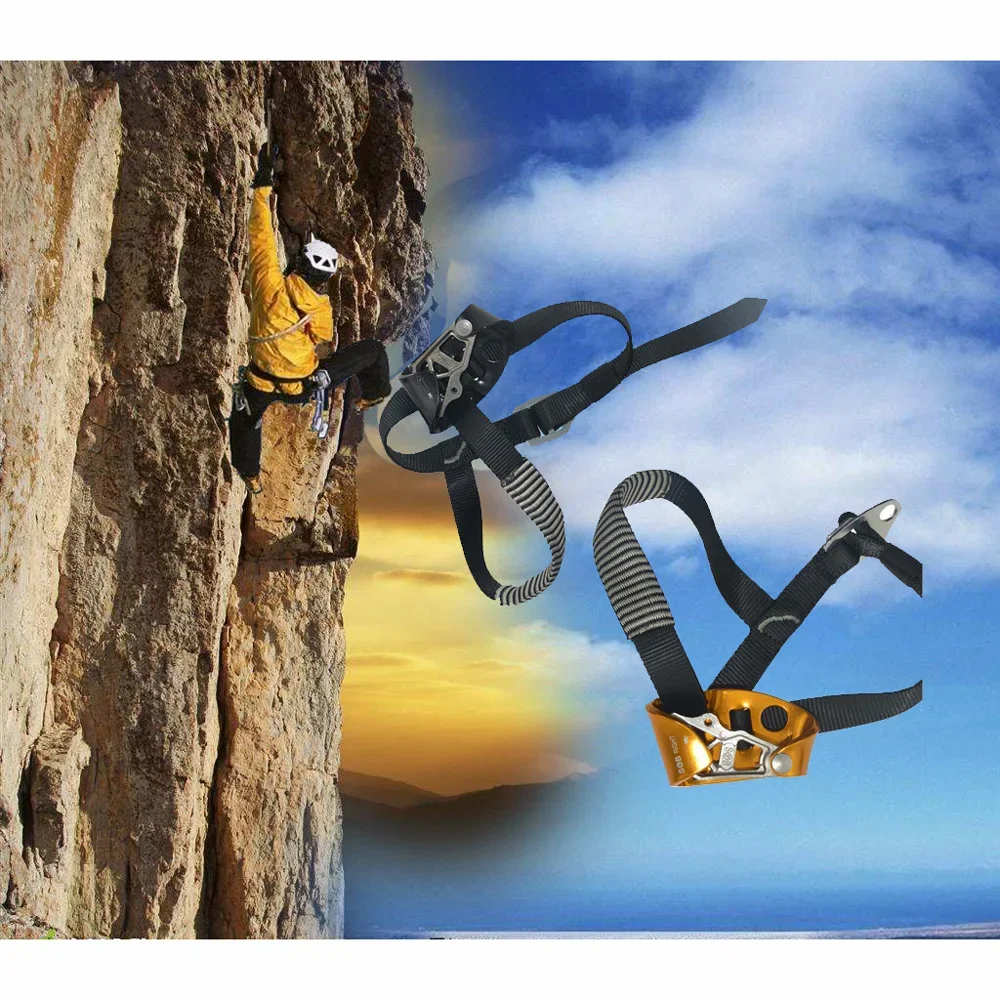 Climbing & Mountaineering Foot Ascender for Arborist and Rappelling Gear
