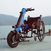 12 Inch N/W: 17.4KG Handicap Wheelchair Trailer for Disabled Driver Head Electric Handbike Handcycle 2