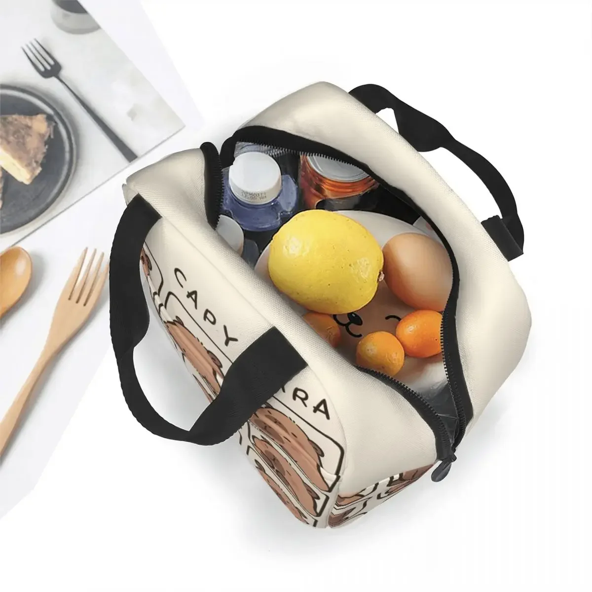 Capybara Lunch Box Cooler Thermal Food Insulated