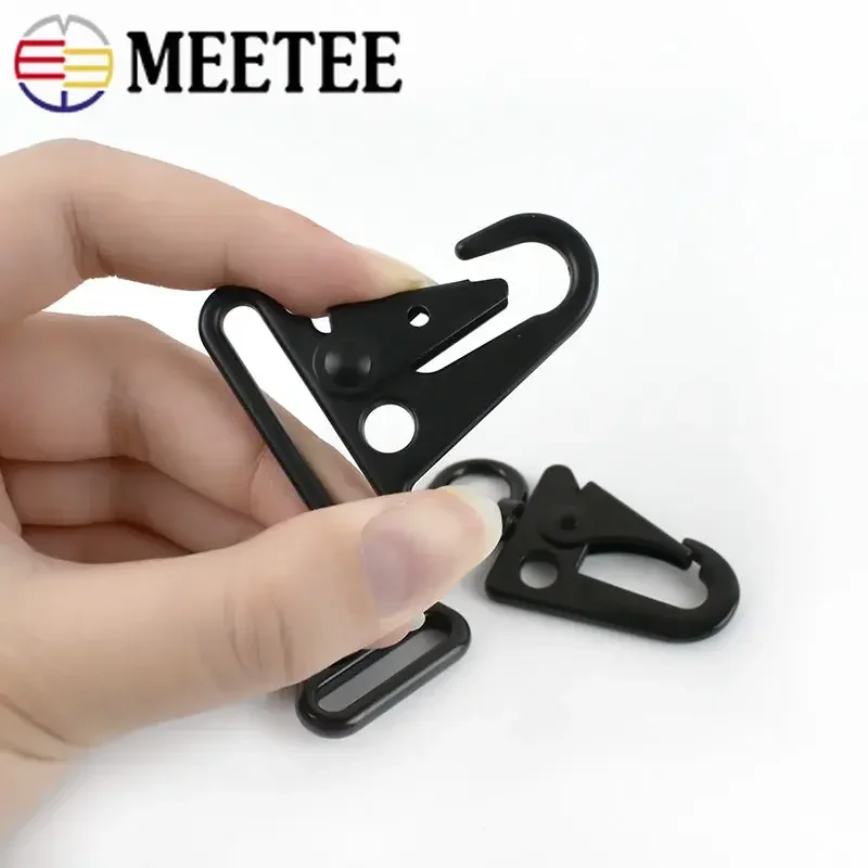 Metal Buckle Carabiner Clip Webbing Backpack Strap Trigger Snap Hook Belt Outdoor Keychain Hanging Climbing Tool 5/10Pcs