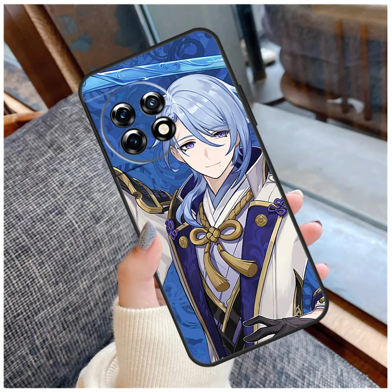 Stylish Genshin Impact Kamisato Ayato Protective Phone Case