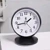 23GA Stylish Quiet Alarm Clock with Arabic Numerals Battery Operated No Ticking Analog Desk Clock for Children Bedroom 1