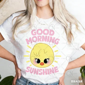 SKZOO Cartoon Doll Graphic Print Cotton T-Shirt Fashionable Y2k Clothing High-Quality Fan Gift Tee Summer Men'S&Women'S T-Shirt 1