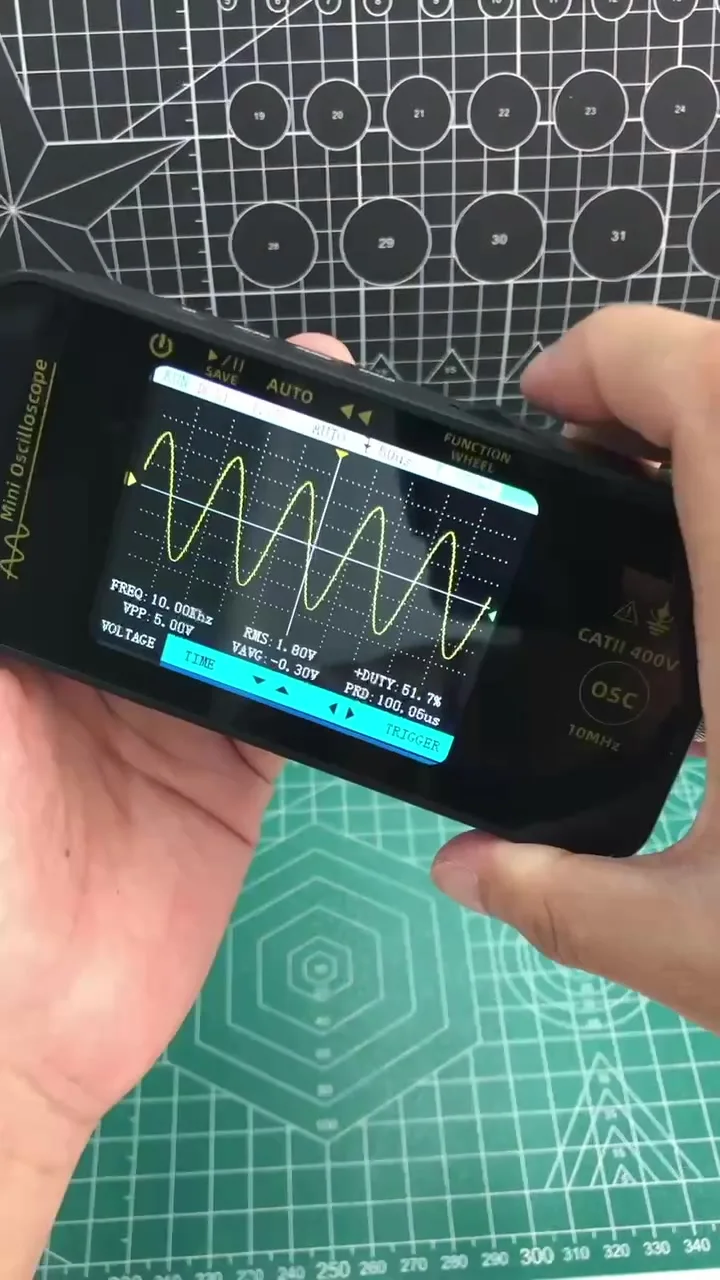 Fnirsi DSO-TC4 3-in-1 Mini oscilloscoop 10MHz, componententester en signaalgenerator