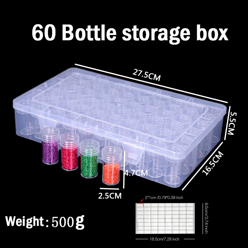 42/50/78 Multiple Cells Storage Box For DIY Diamond Painting