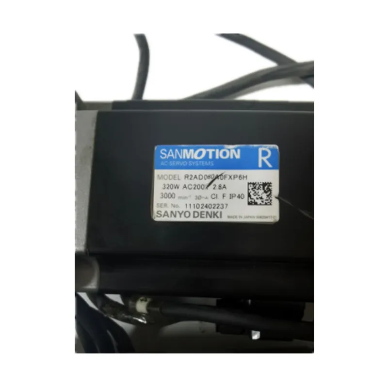 

Original In Stock Sanyo Servo Motor R2AD06040FXP6H R2AD06040FCP6H Used In Good Condition Please Inquire