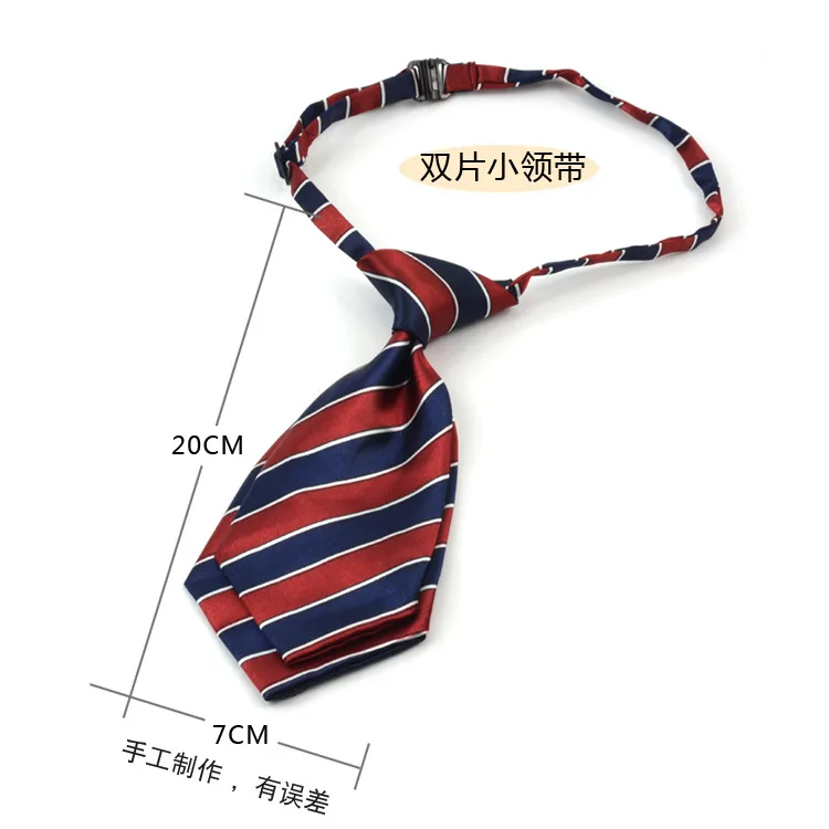 Rubber Ties For Boys Girls Fashion Shirt Plaid Neck Tie Children Small Tie Simple Check Student Necktie For Party Gravata