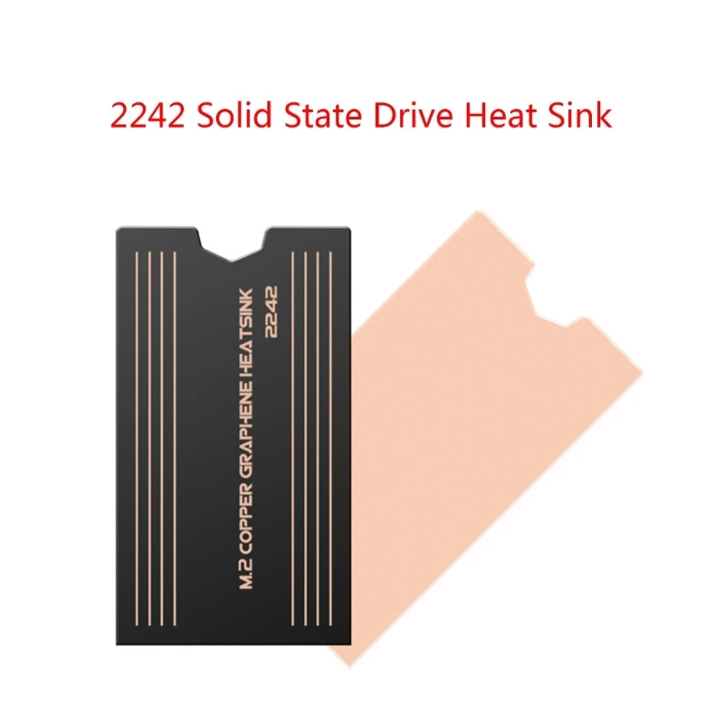 Gaming Laptop Cooling Jackets for 2242 SSD HeatSink Metal Heat Dissipator Dropship