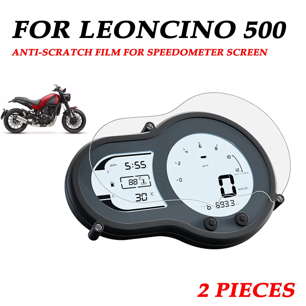 Motorcycle Accessories For Benelli Leoncino 500 Leoncino500 Cluster Scratch Protection Film Screen Protector Instrument Meter motorcycle screen protector