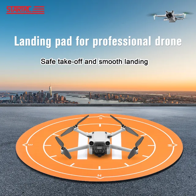 50cm Drone Quadcopters Accessories Universal Foldable Landing Pads RC Dron Mat Quadcopter Parking Pad Thickness 3MM 1
