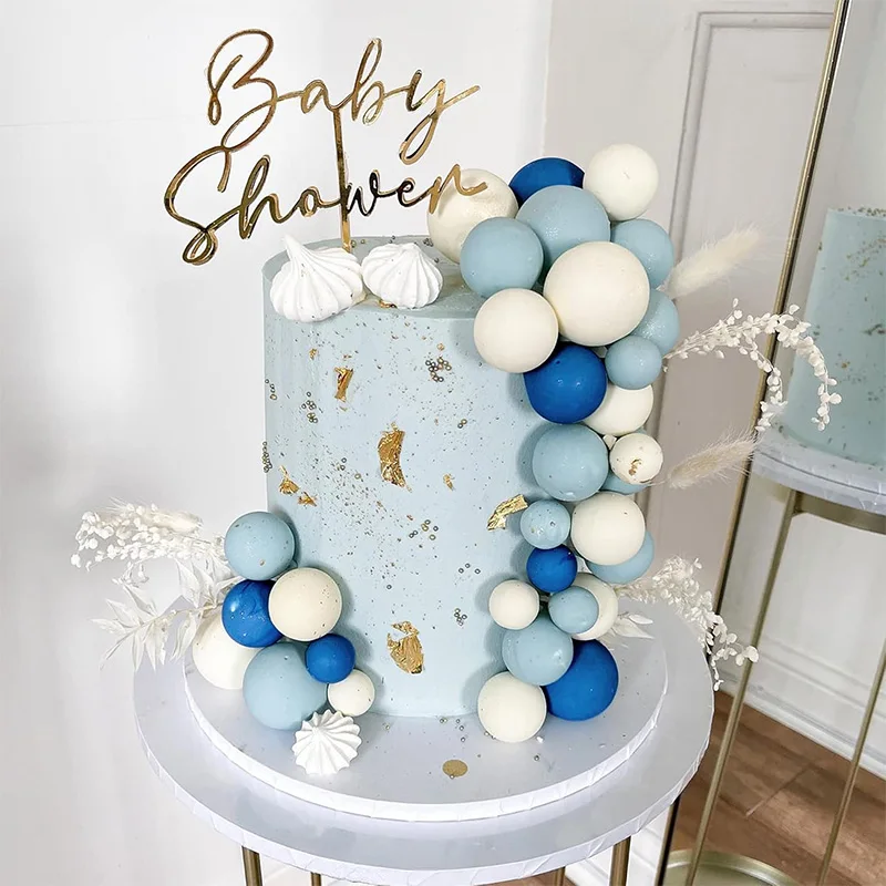 Cake topper,cupcake supplies,cake decoration 20pcs Colorful Balls Cake Topper Mini Balloons Cupcake Insert Sticks Wedding Birthday Party Cake DIY Decoration Baby Shower