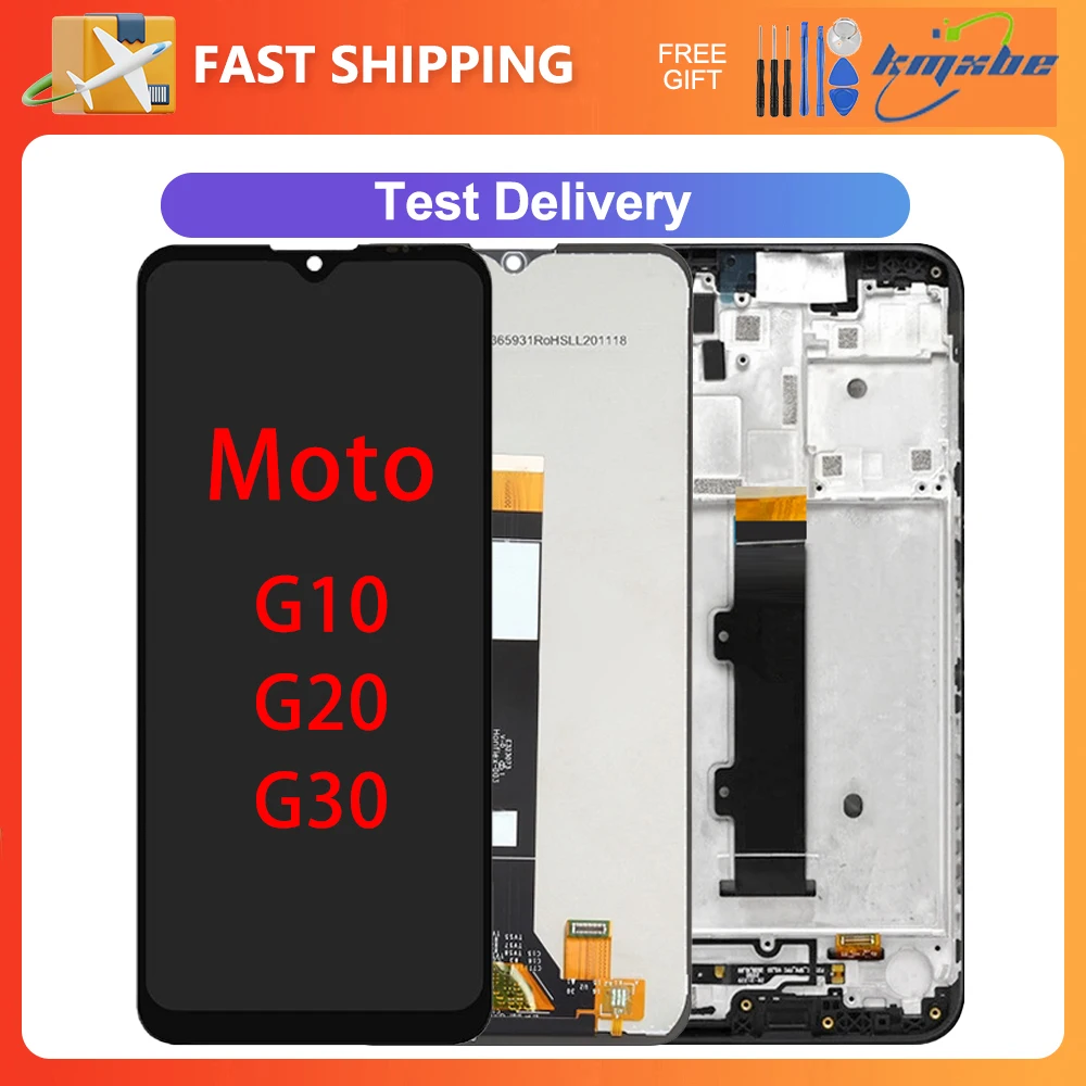 

6.5" LCD For Motorola Moto G10 XT2127-2 G20 XT2128-1 Display Touch Screen Digitizer Assembly For Moto G30 XT2129-1 Display