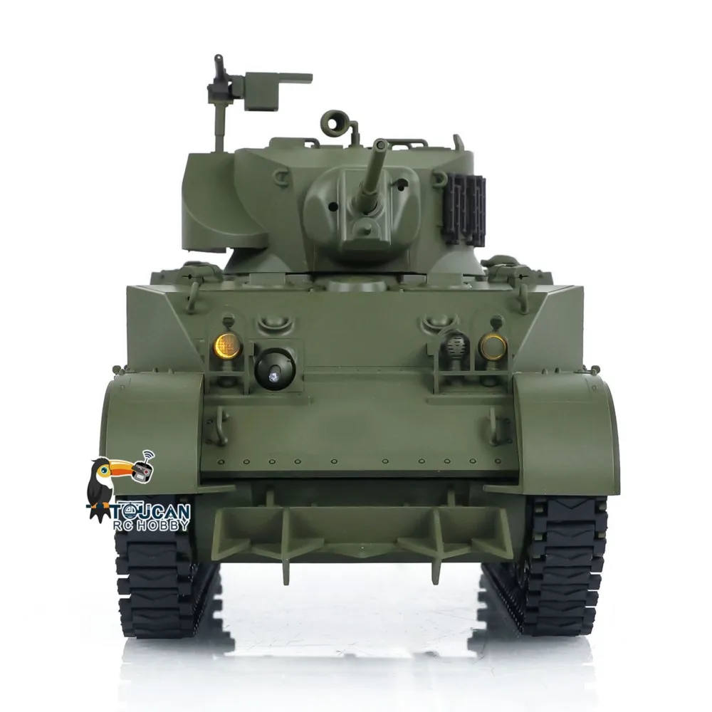 Char RC 1/16 Stuart M5A1 RTR COOLBANK - Tourelle 360°, Son & Lumière