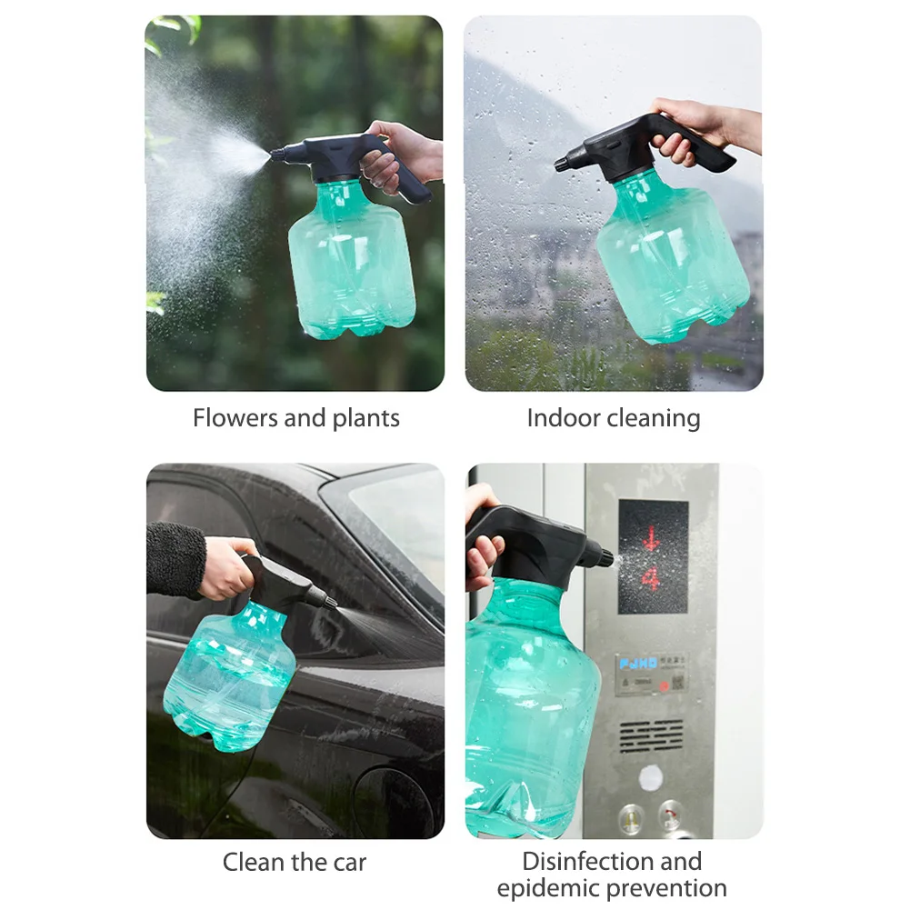 Electric Household Spray Rechargeable Plant Mist Sprayer Multifunctional Window Cleaning Tool for Hair Cleaning Home Gardening