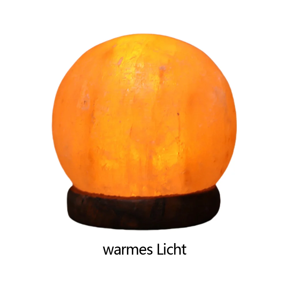 Lampe à cristaux de sel Himalaya - Lumière ambrée naturelle 