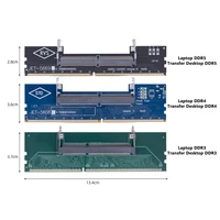 DDR3 DDR4 DDR5 ordinateur portable vers ordinateur de bureau SO-DIMM vers PC carte DIMM mémoire RAM adaptateur de mémoire ordinateur portable de jeu RAM connecteur carte mémoire bâton 5