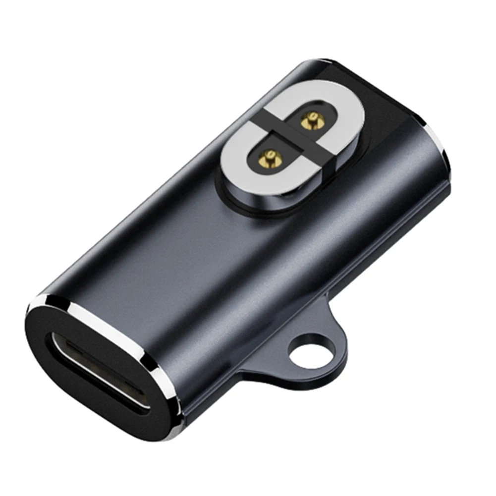 USB C/For iOS To Magnetic Adapter 90 Degree Bending Bone Conduction Headphones Charger Adapter for AfterShokz Aeropex S800 S803