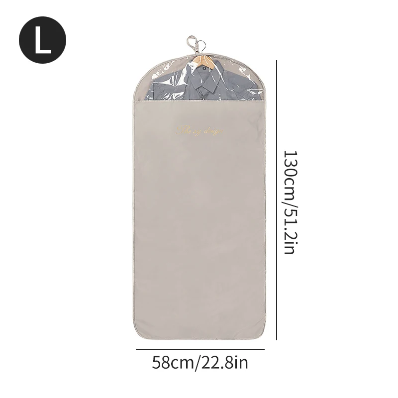 thumbnail image 1 of Funda protectora de ropa a prueba de polvo, funda para colgar ropa, funda para vestido de novia, bolsa de almacenamiento para traje y abrigo con cremallera, 1 of 5