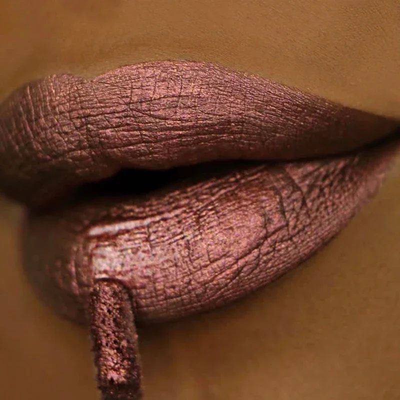 Description Picture 5 of item12 Colors Metallic Glitter Liquid Lipsticks Long Lasting Not Fading Non-Stick Cup Shimmer Matte Metal Lip Gloss Makeup Cosmetics