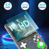Console de jeu vidéo rétro R36 Ultra Portable, écran IPS de 4.0 pouces, 128 go préchargé, lecteur de poche Portable avec système Linux 2
