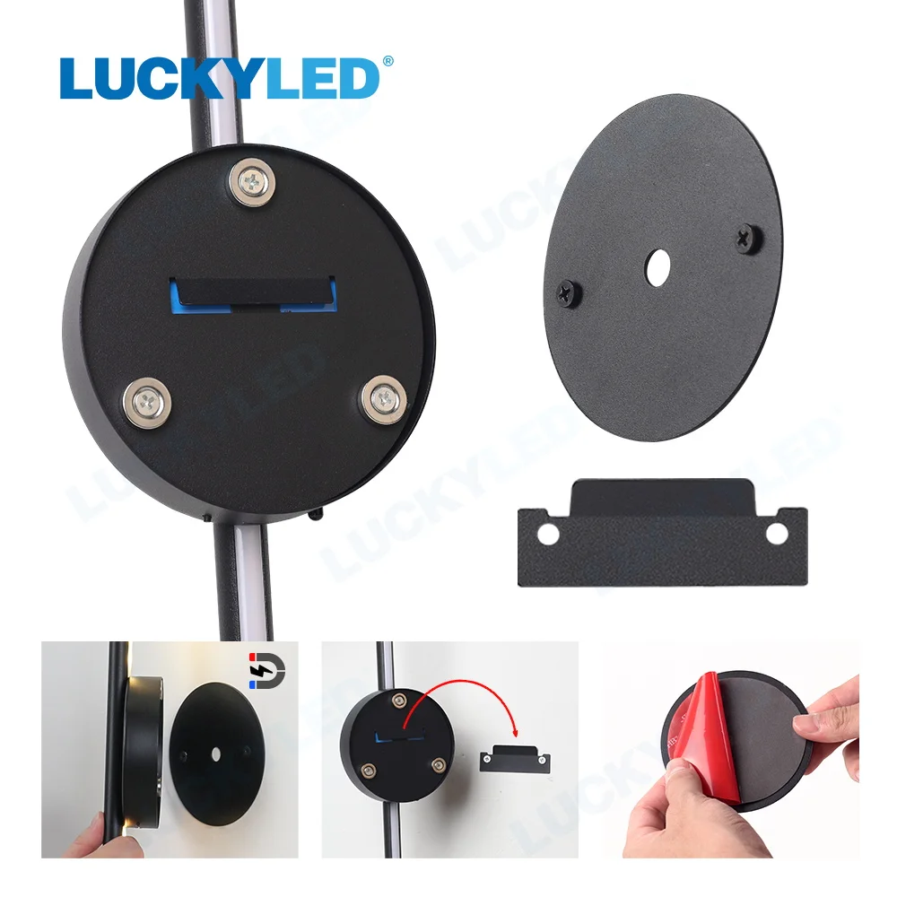LED Wall Lamp USB Rechargeable 50cm 80cm Wireless with Remote Control Bedroom Bedside