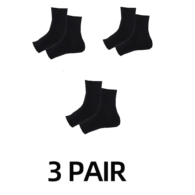 Men Women Sports Socks Foot Angel Anti Fatigue Outerdoor Compression Breatheable Foot Sleeve Support Socks Brace Sock 3 pair