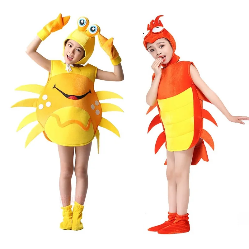 Quenny Kids Marine Animal Costumes - Seahorse, Octopus, Starfish & Crab Halloween Outfits