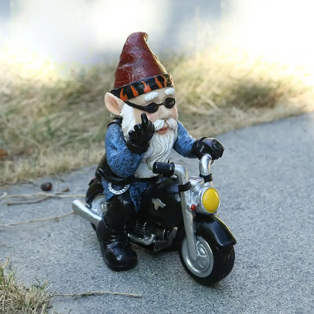 

Garden Decoration Whimsical Waterproof Gnome Sculpture for Outdoor Lawn Decoration Resin Garden Statue with Funny Shape Desktop