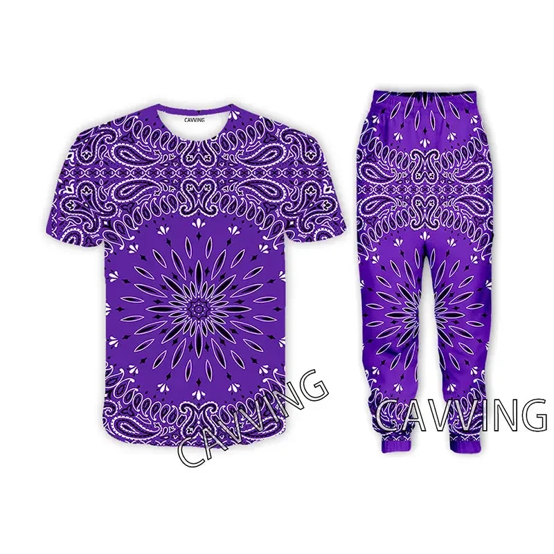Crips Gang & Blood Gang 3D Print Casual T-shirt + Pants