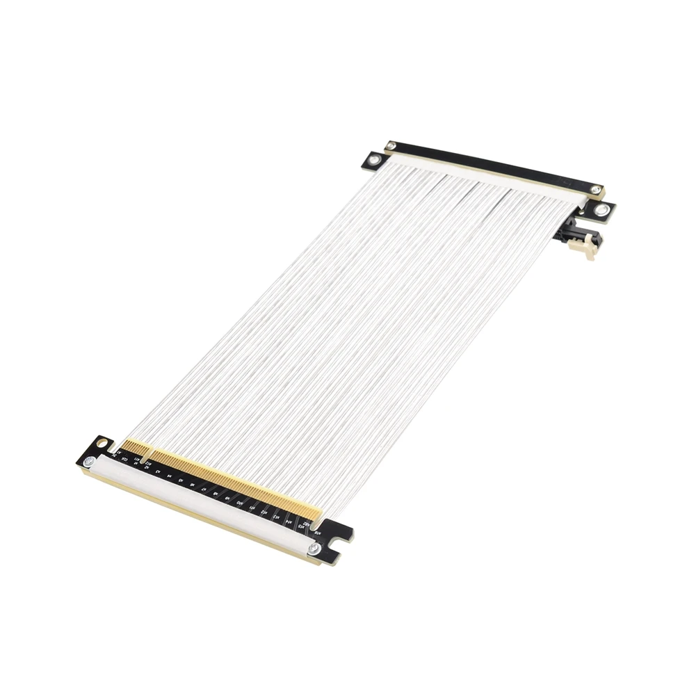 Nova Gen4 Pcie Riser Cabo Pci Express 4.0x16 Duplo Reverso de Alta Velocidade Gpu Extensão Adaptador Itx a4 Rtx 3090 pc Placa Gráfica Cabos de computador e conectores - Imagem 6
