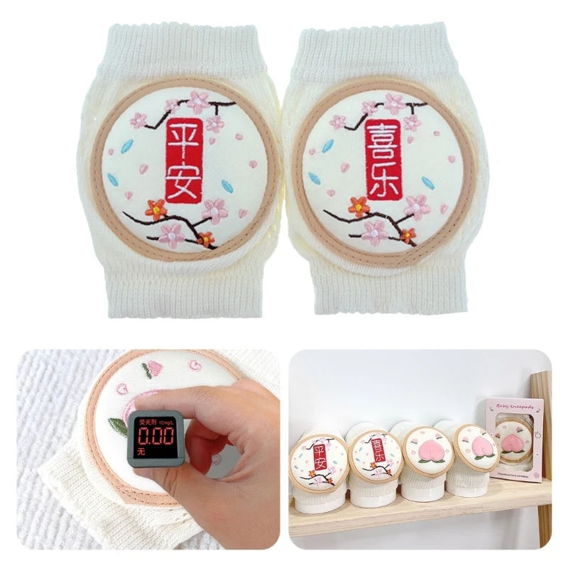 

Cartoon Toddlers Knee Support Baby Knee Pads Cotton Safety Crawling Elbow Cushion Leg Warmer Unisex for Girls Boys QX2D