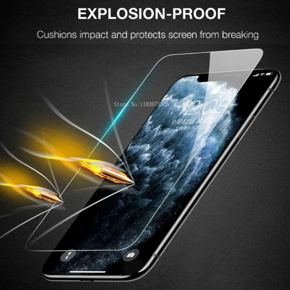 Premium 4-Pack HD Tempered Glass Screen Protectors - 9H Clear Film Guard