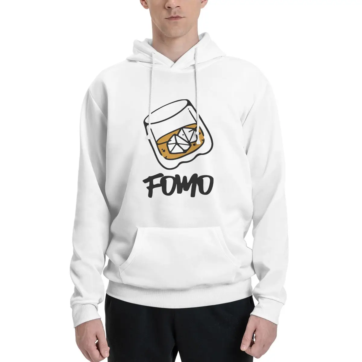 

FOMO O Clock Classic Couples Plus Velvet Hooded Sweater Cute Top quality Hooded rope Hoodie Travel Beautiful