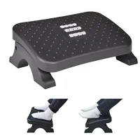 Repose-pieds ergonomique sous le bureau avec rouleaux de massage, capacité de 120 lb, hauteur réglable, soulagement de la douleur pour le bureau et la maison 6