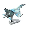 Diecast Metal Alloy 1/100 Scale Russian SU-35 Fighter Airplane Aircraft Replica Model SU-35 Plane Model Toy For Collection 5