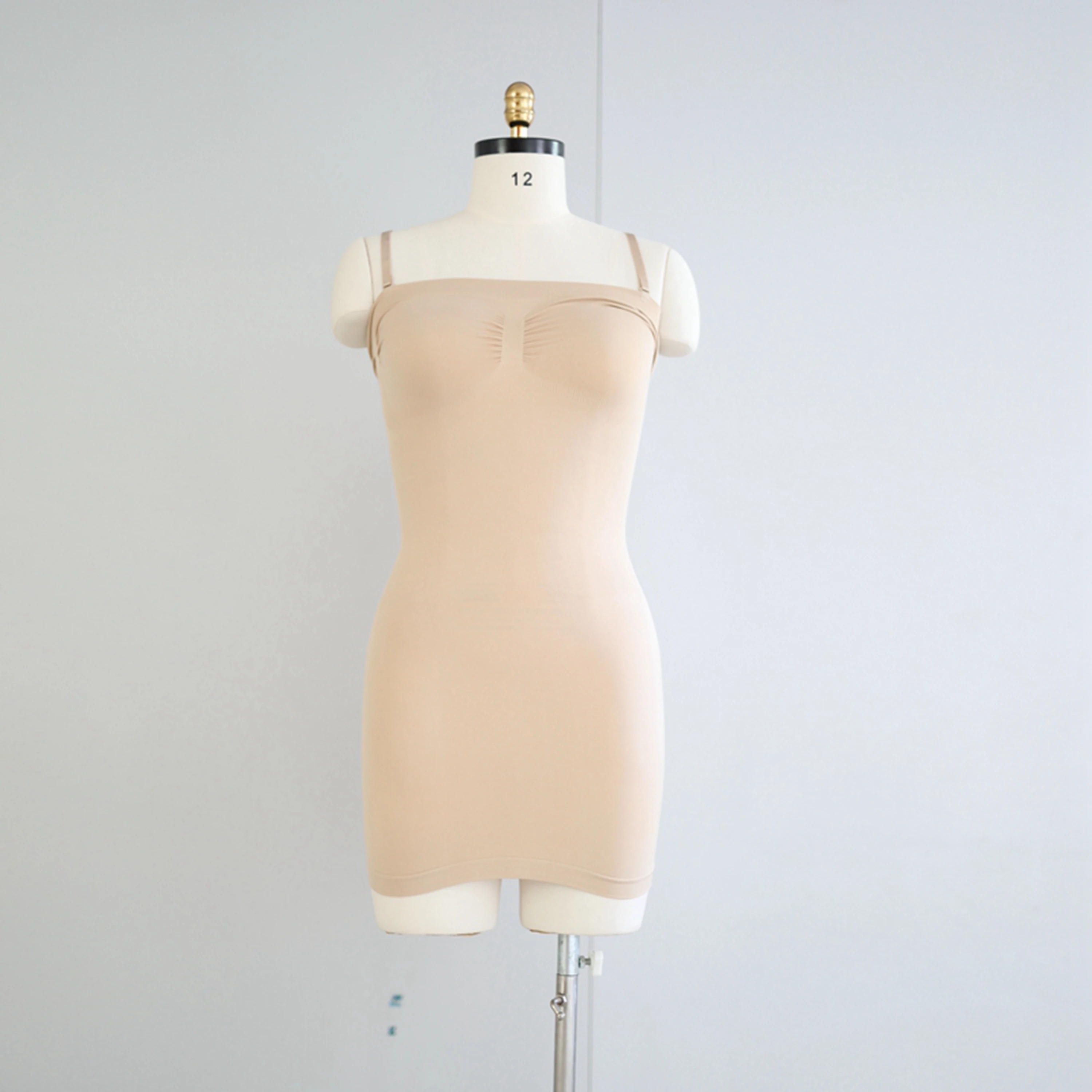 Photography Shapewear Camisole Wrap Chest Abdomen Control Slip Dress for Women Nylon Material Elasticity-Maternity Photography
