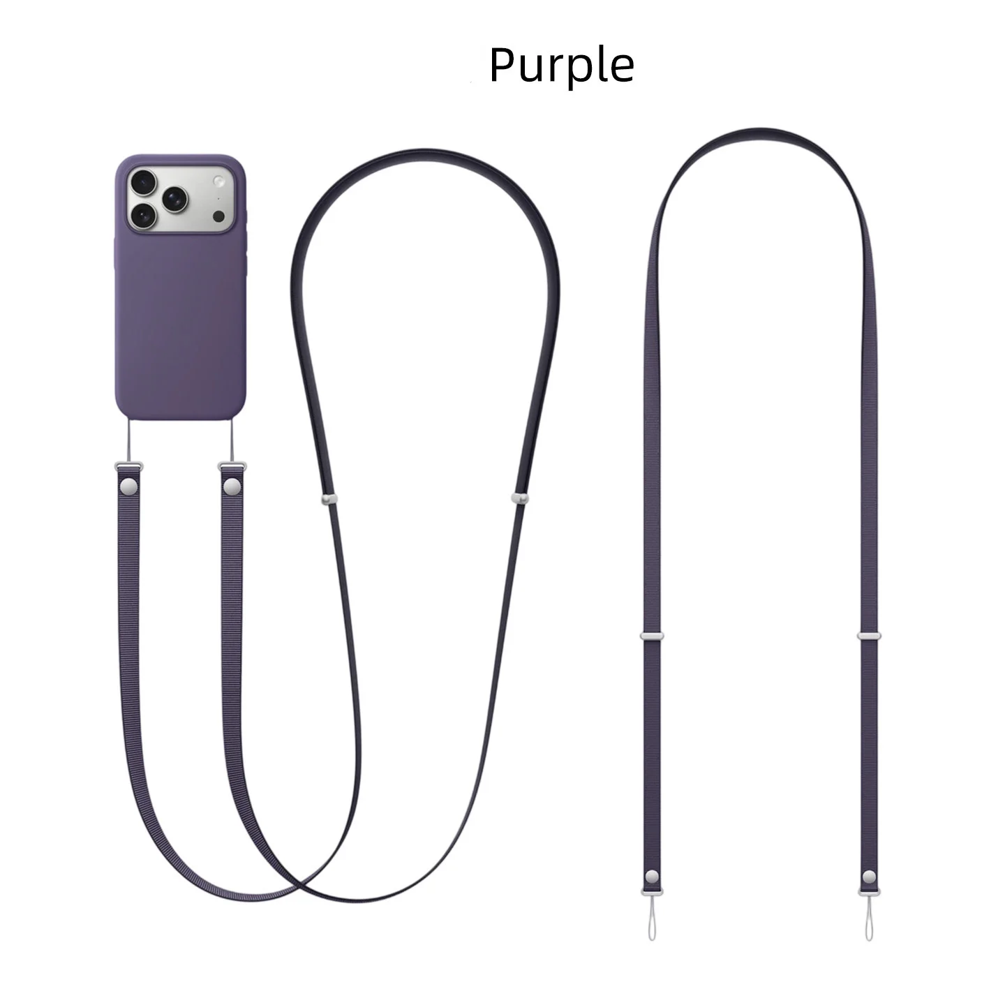 Versatile Crossbody Strap and Neck Lanyard with Adjustable Anti-Theft Design