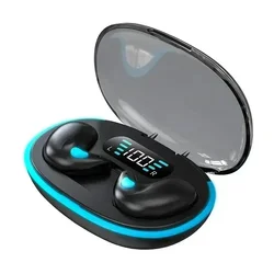 Waterproof TWS Wireless Bluetooth Earbuds with Stereo Sound (Black)