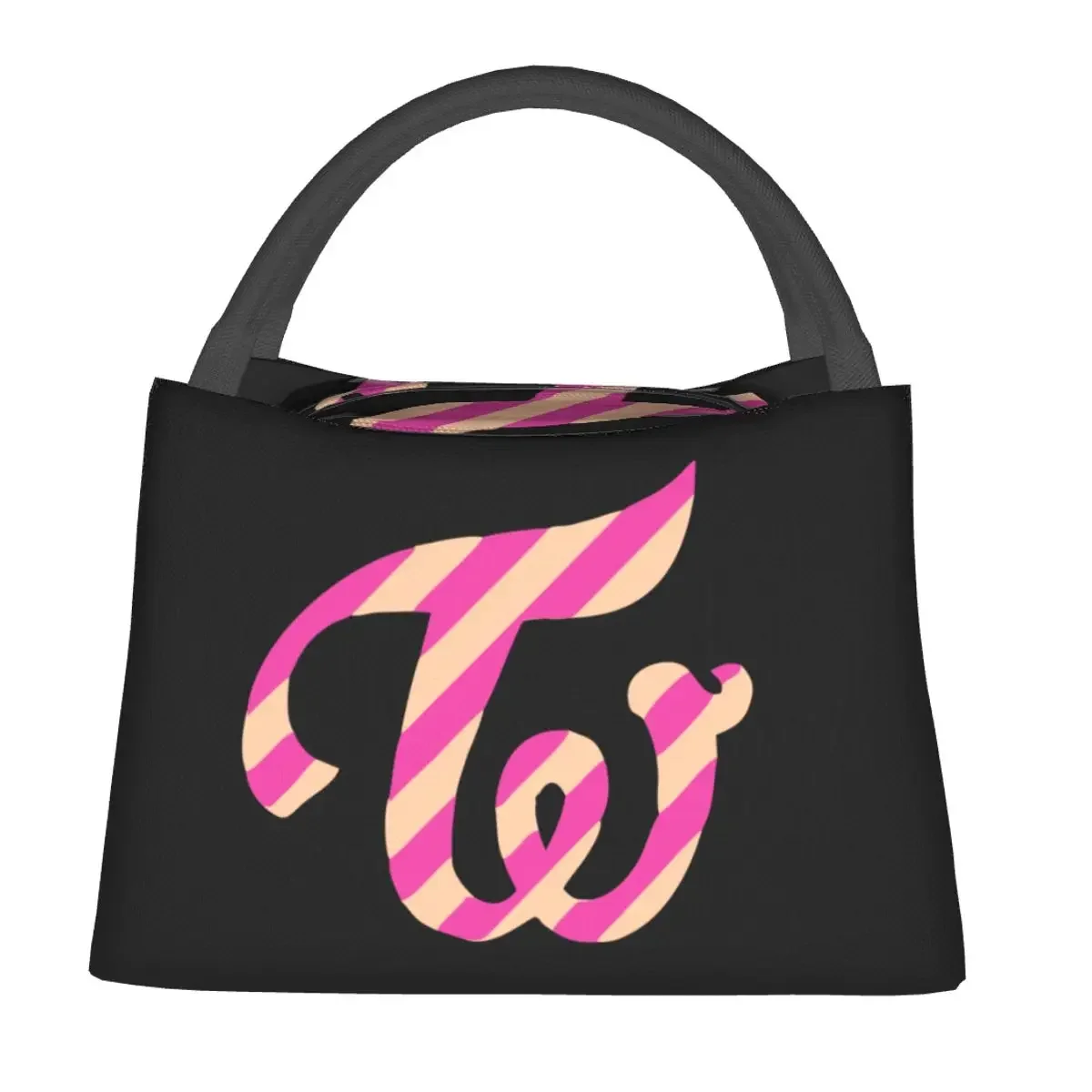 T-Twicecoasterss Lunch Bag Twice Funny Lunch Box School Portable Tote Food Bags Print Cooler Bag