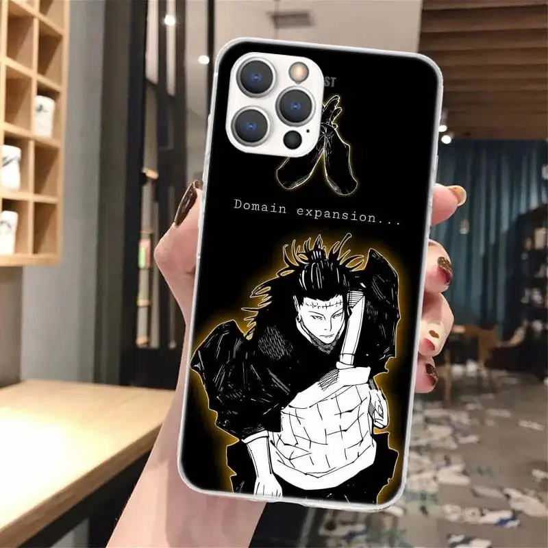 Kaisen Jujutsu Art Soft Phone Case - Stylish Anime Pattern Cover