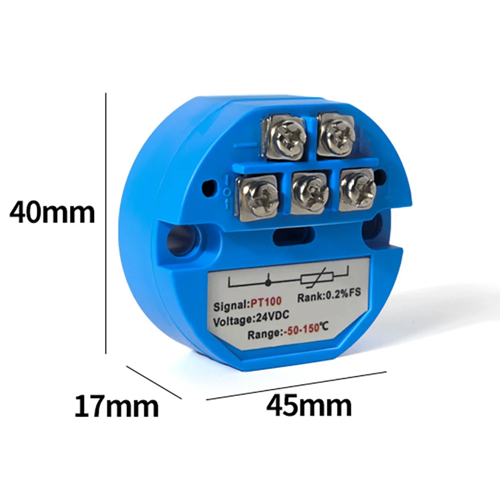 K, PT100, PT1000 Temperatursensor übertragen zu RS485, 4-20mA RTD Thermoelement Temperaturerfassungsmodul – Detail 1