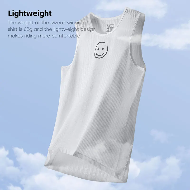WEST BIKING Cycling Jersey Men Bike Vest Shirt MTB Bike Bicycle Mesh Breathable Underwear Male Running Hiking Sport Jersey