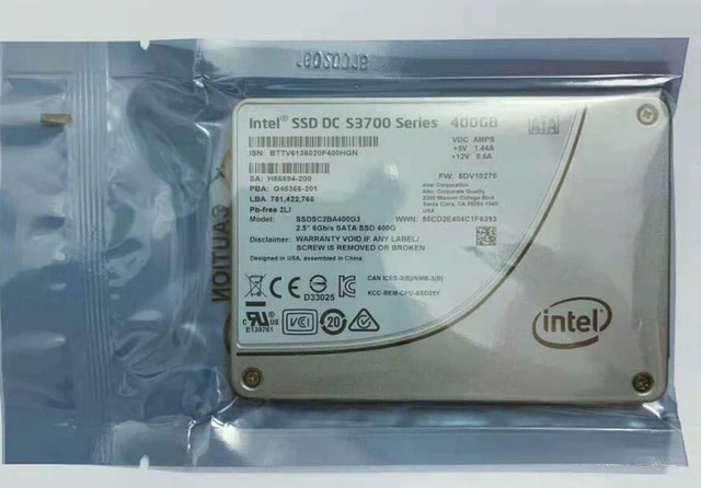 400GB SSD Intel SATA SSDSC2BA400G3 DC S3700 Series State Drive SSD