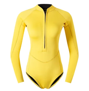 2024 Women's 2MM Neoprene Snorkeling Wetsuits Keep Warm Scuba Water Sport Spearfishing Surfing Diving Suit Bathing Swimwears 1