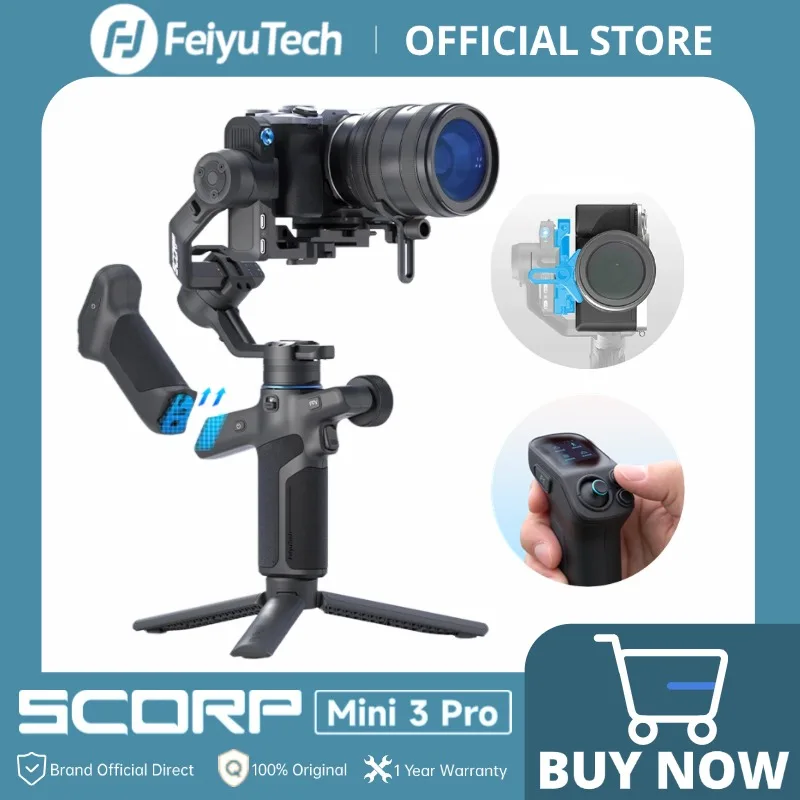 Gimbal Kamera SCORP Mini 3 Pro - 3-axlig stabilisator för actionkameror