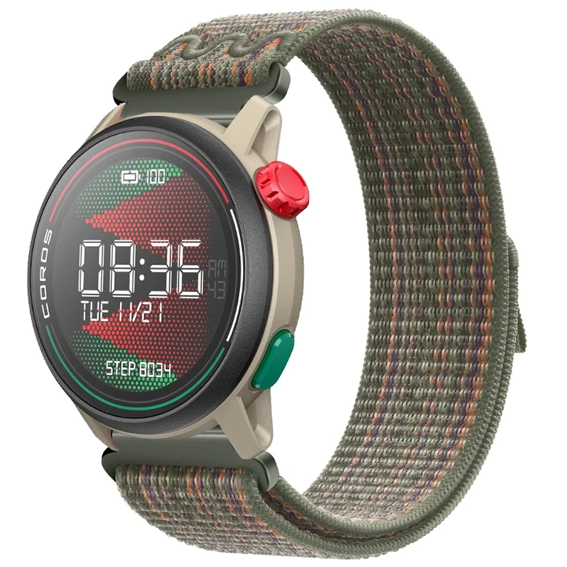 Breathable Nylon Loop Sports Strap, 22/20mm